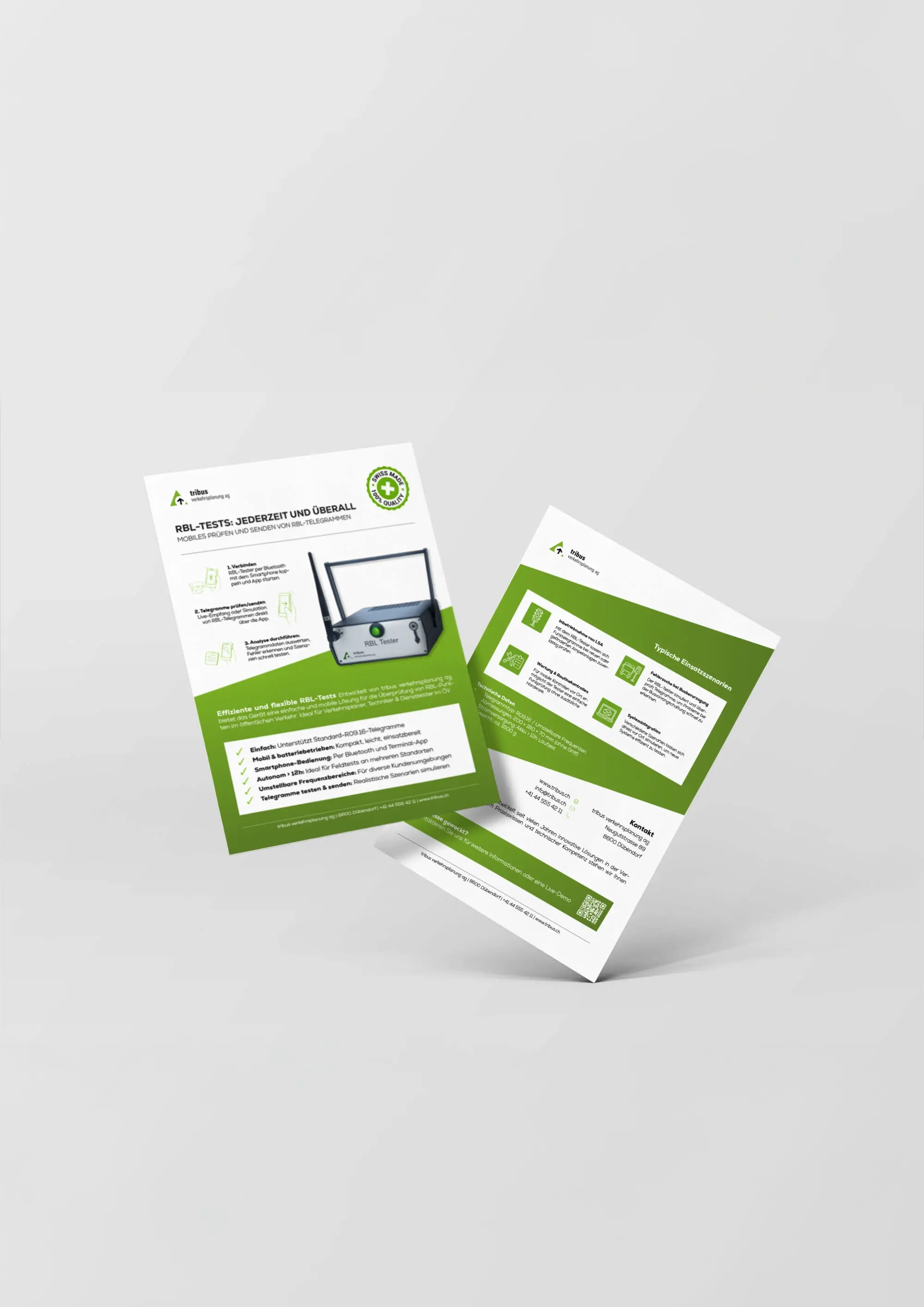 3D Darstellung - Flyer Tribus